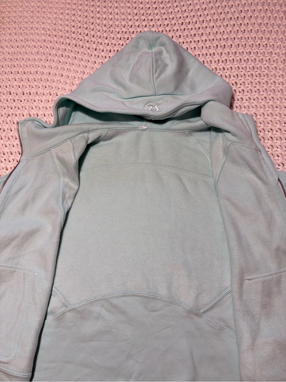 lululemon ideal mint scuba oversized full zip hoodie size m/l - Picture 8 of 13